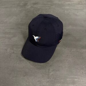 Birddogs Hat Mens Performance Strapback Navy Blue White Embroidered Logo NEW